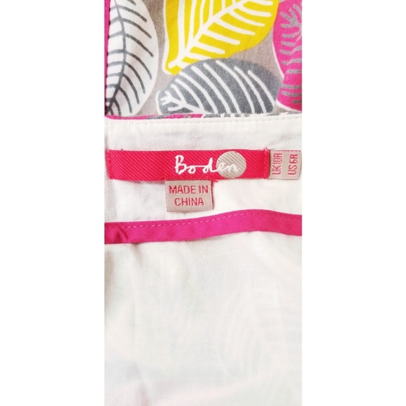 Boden pink gray a line midi skirt 6R lined - Picture 2 of 7